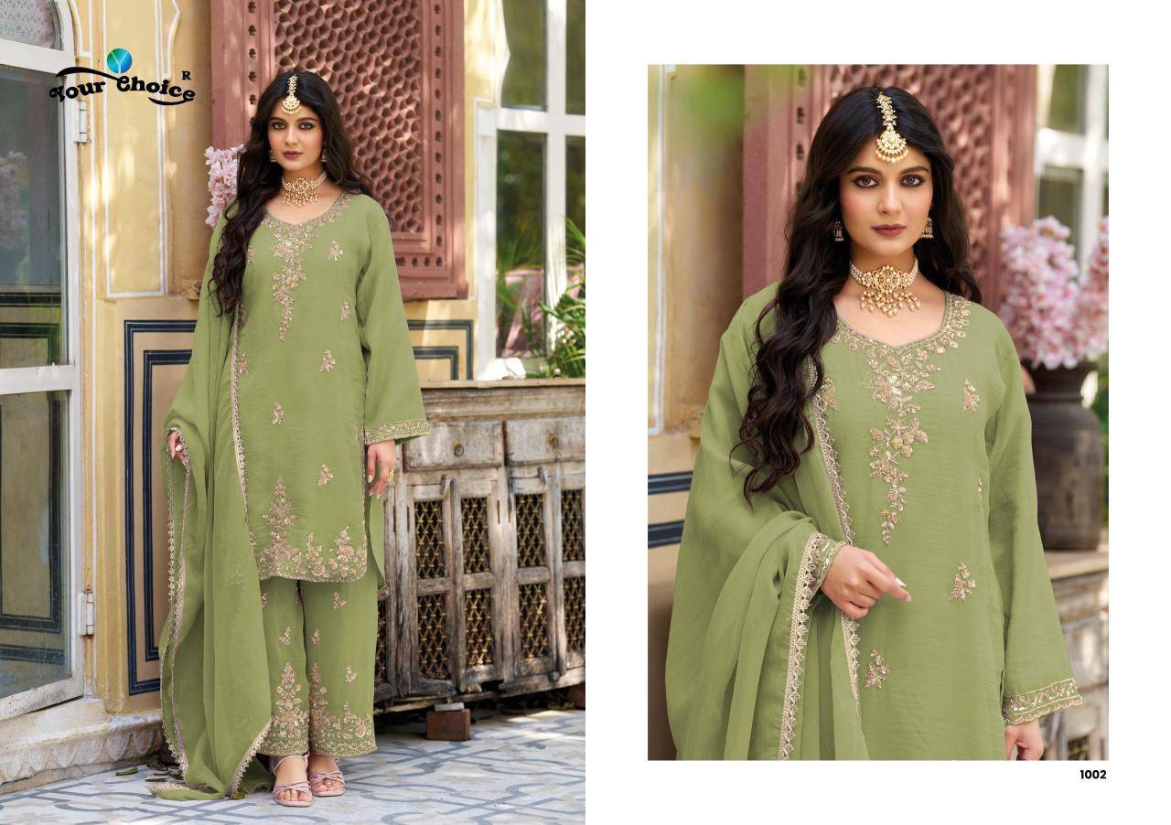 Your choice monoco salwar suit wholesalers in surat
